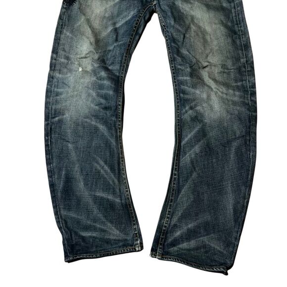 Vintage Y2K EVISU Embroidered Japanese Denim Jeans 34 X 32 Baggy Loose Skater - Picture 9 of 11